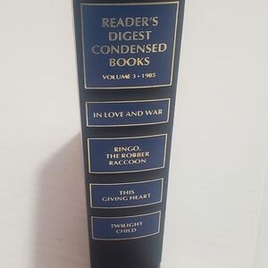 Readers Digest Condensed Books Volume 3 -1985 VTG Hardcover Blue Decorative